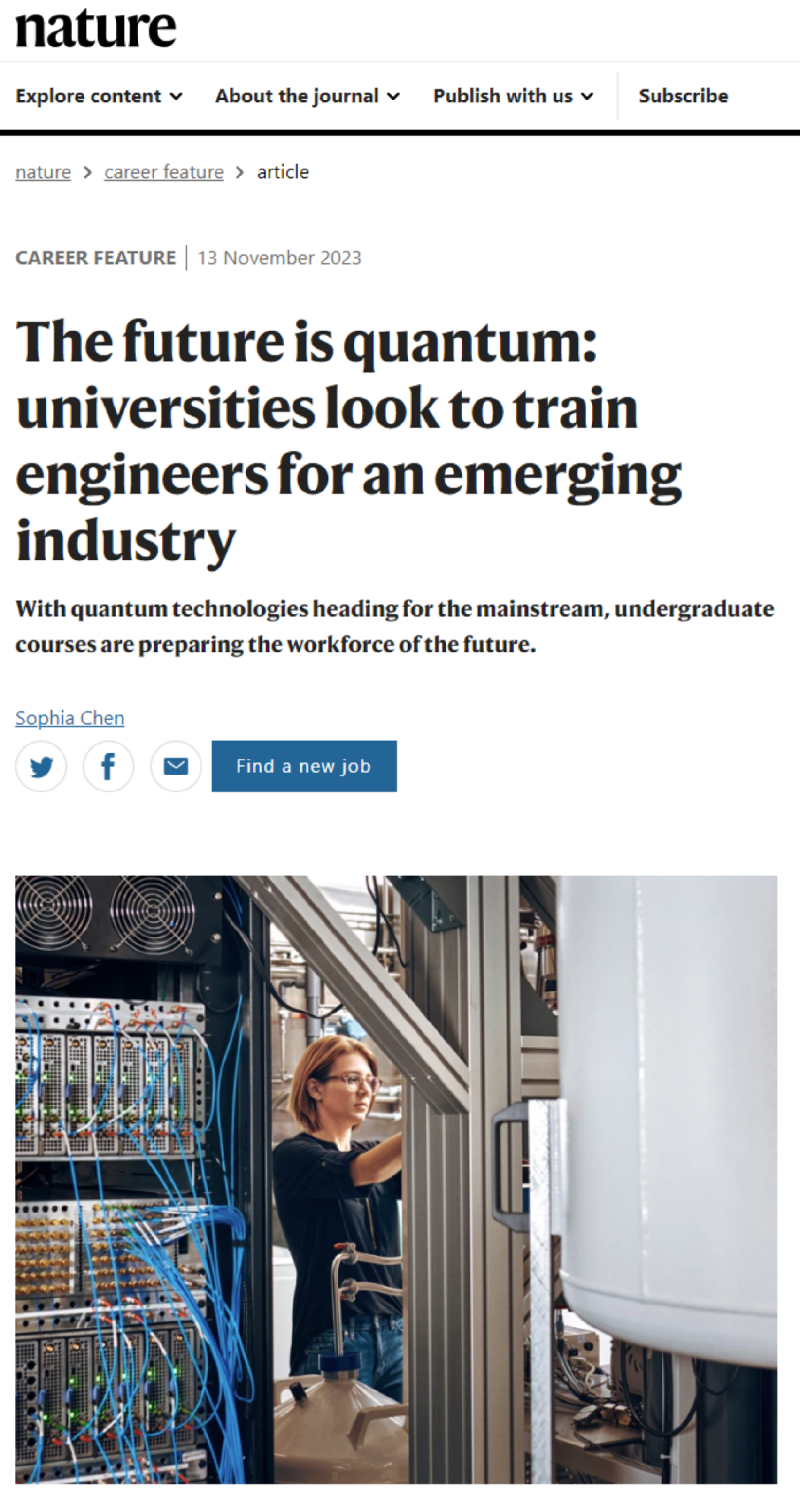 미래는 양자_ 대학은 신흥 산업을 위한 엔지니어 교육을 원함